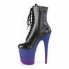 Pleaser - FLAMINGO1020BP Bottes de plateforme, Pole dance chaussures - Chaussures de pole dance - Noir/Violet Product image